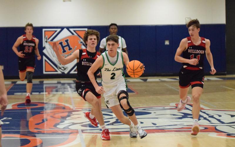 The Lions fell 50-46 Saturday to Forsyth Central in Mount Airy, in a game played as part of the North Georgia Showcase event at Habersham Central High School.