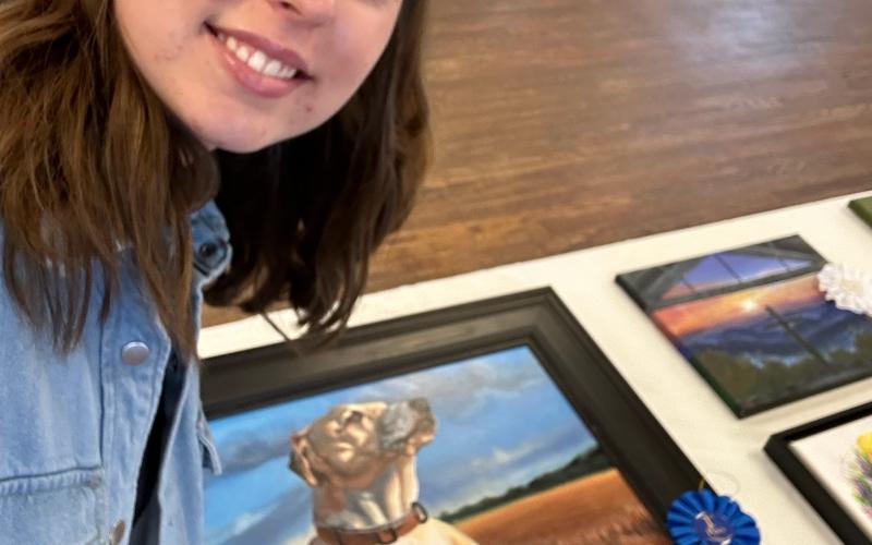 The Franklin County Hometown Fair hosted a free Blue Ribbon Contest where items in a variety of categories.