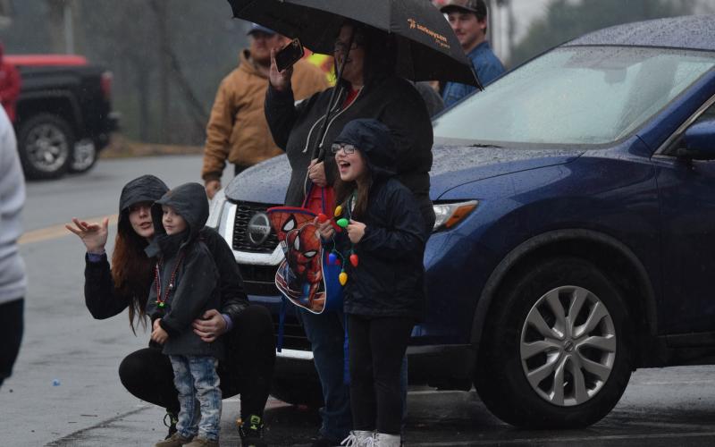 Hundreds came out to line Highways 17 and 29 to watch floats, emergency vehicles, classic cars, Shriners and Santa Claus ride by while giving out candy and wishing everyone a Merry Christmas.