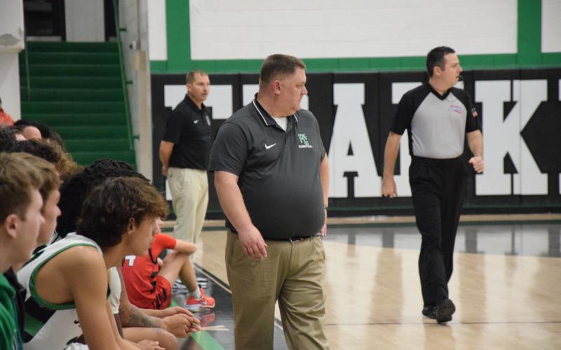 Franklin County Lion Coach Jason Shaver picked up his 100th career victory against Jackson County last week in the Lion’s Den. All of Shaver’s victories have come as the Lions’ head coach.