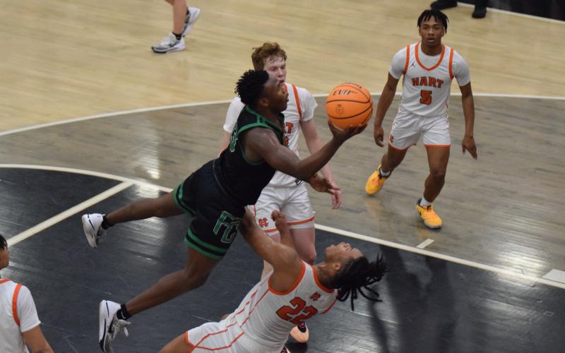Franklin is looking up at No. 2 in the standings after a 69-56 loss to Hart County Tuesday in Hartwell.