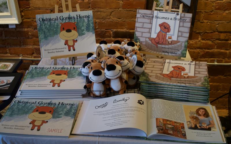 Seventeen-year-old Royston author Bentley Sabatini is running her own business writing books and creating artwork.