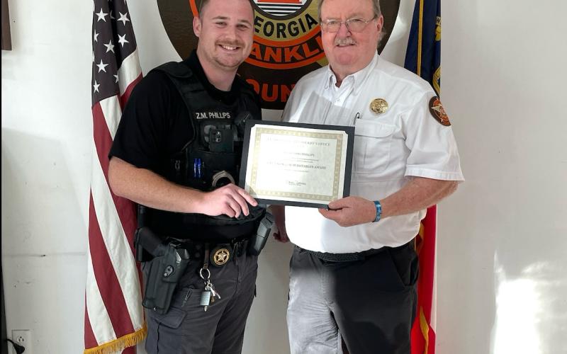 Two Franklin County Sheriff’s deputies were honored recently for helping save the life of a 7-year-old girl.