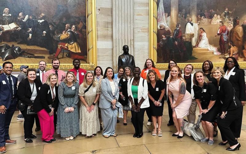 Franklin County High School Director of Bands Chris Sampson travelled to Washington, D.C., over the summer with a group of teachers from throughout the state as part of a fellowship sponsored by the Georgia Department of Education.