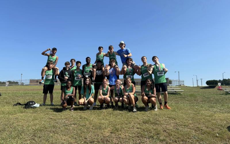 The Franklin County High School cross country teams ran well in the Northeast Georgia Championships held Saturday in Jefferson. (Photo courtesy of Franklin County Cross Country)