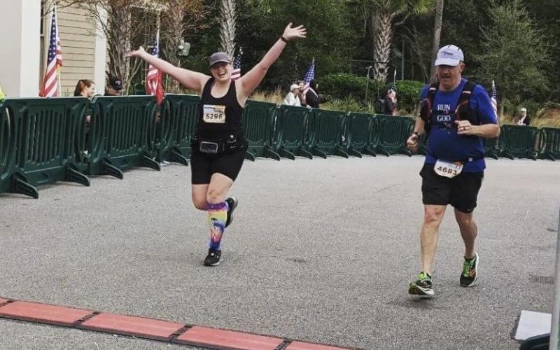 Whitney Jordan will sponsor the TAPS 5K in Lavonia Sept. 14 to benefit the families of fallen soldiers. She will run in the New York City Marathon Nov. 3 and will honor fallen Franklin County soldiers Daniel Allman and Ryen King during the race by wearing their photos on her bib.
