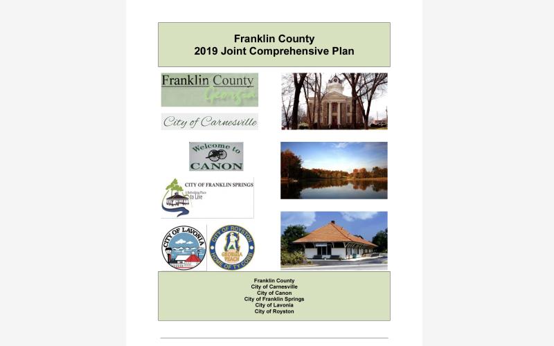 The next step in the process to finalize the 2024 Franklin County Comprehensive Plan will come Monday, with a drop-in open house forum from 4-8 p.m. at the Carnesville Community Center.