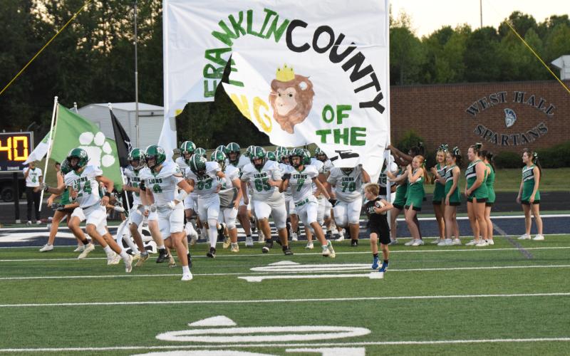 The Franklin County Lions football game with the Stephens County Indians has been moved to Saturday at 10:30 a.m. at Jeff Davis Field at Ed Bryant Stadium.