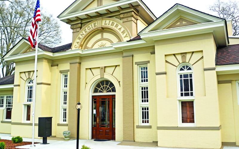 The Lavonia Woman’s Club petitioned Andrew Carnegie for funds to build the Lavonia Carnegie Library. The club is looking for new members who want to make a difference in the community.