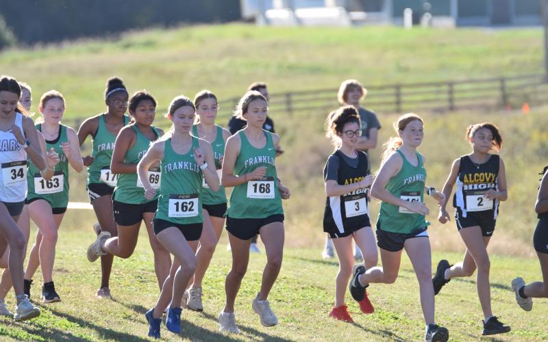 Franklin County’s cross country teams hosted six other schools Thursday for the Coach Jan Taylor Tune-Up meet at the FCHS course on High Road in Carnesville.