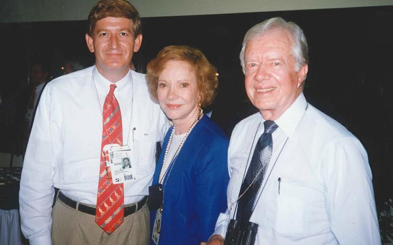 When Athens hosted four 1996 Olympic events—as a presidential ambassador—I had the privilege of hosting Rosalynn and Jimmy Carter in UGA’s Stegeman Coliseum during rhythmic gymnastics competition.