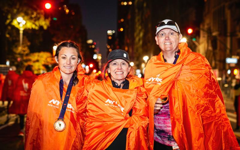Franklin County residents Cliff and Sheila Finney and daughter Kimberly Clark ran the New York City Marathon as a family, finishing the 26-mile route through all fine New York City burroughs as a group in five hours, 29 minutes.