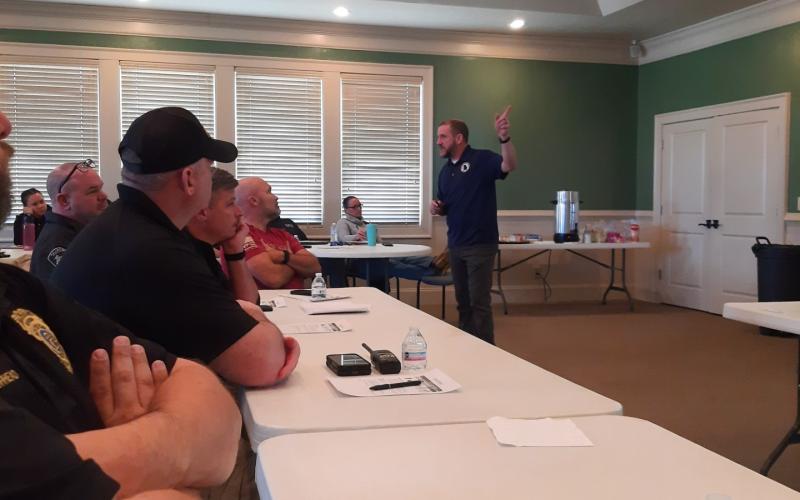 More than 55 officers from 12 different agencies across Northeast Georgia took part in a one-day Governor’s Initiative Training Course hosted by the Franklin Springs Police Department and the Northern Judicial Circuit.