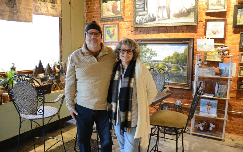Three of the many great independently owned restaurants in Franklin County were recently named by the Georgia Business Journal as “Best of Georgia” in their respective categories. John and Tracy McLean of BeBop’s Bakery &amp; Bistro (left photo) said BeBop was what his family called his grandfather, and their signature cake recipes came from his grandfather’s years of managing a bakery.