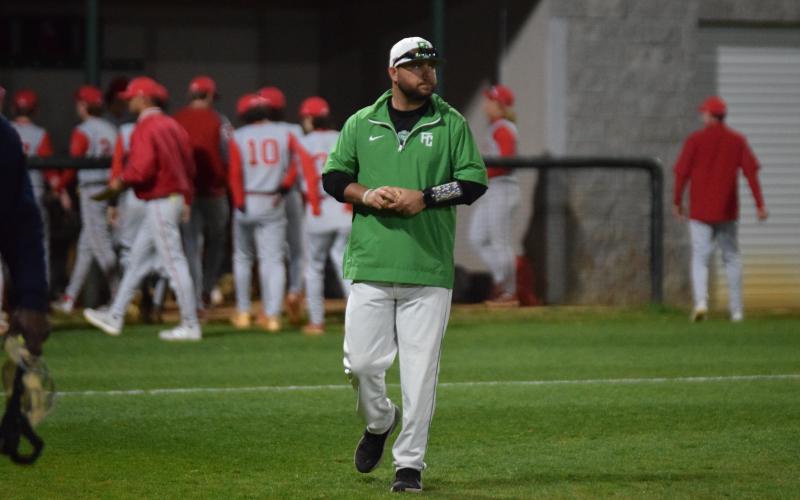 New Head Coach Ryan Phillips aims to have his Lions out-hustle opponents this baseball season.  (Photo by Scoggins)