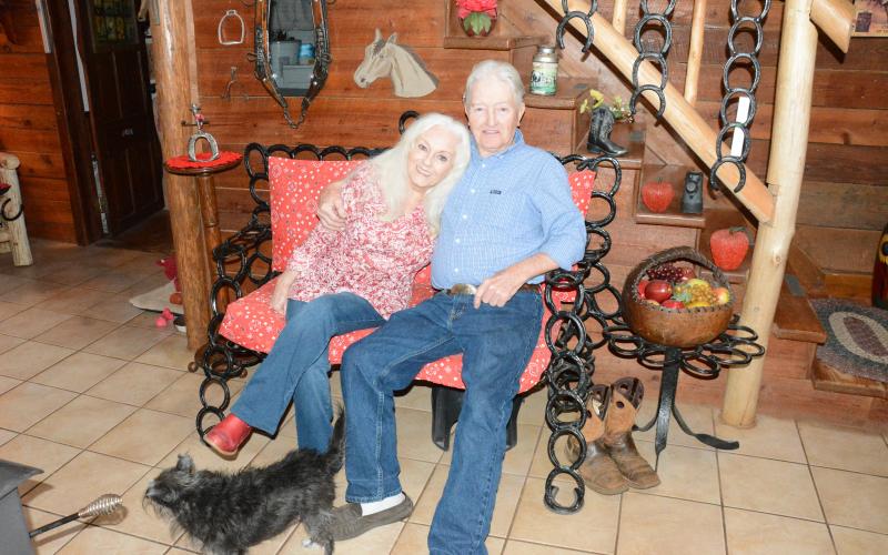 Mattie and Buddy Holt met in high school and have been married for almost 64 years. (Photo by Eavenson)