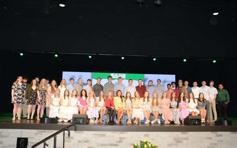 The Franklin County Chamber of Commerce held its annual Honors Breakfast Friday at the Swails Center. Fifty FCHS honor graduates for the Class of 2025 were recognized. (Photo by Eavenson)