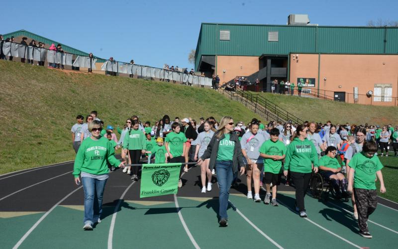 Thursday’s Special Olympics opening ceremonies were led by Superintendent Melanie Burton-Brown and Deputy Superintendent Karen Correia.