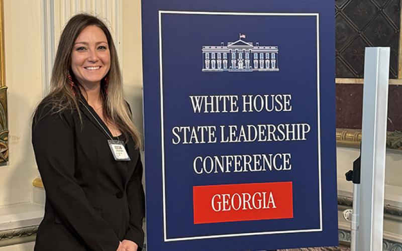 Franklin County Commission Chairman Courtney Long attended the White House State Leadership Conference last week in Washington, D.C.