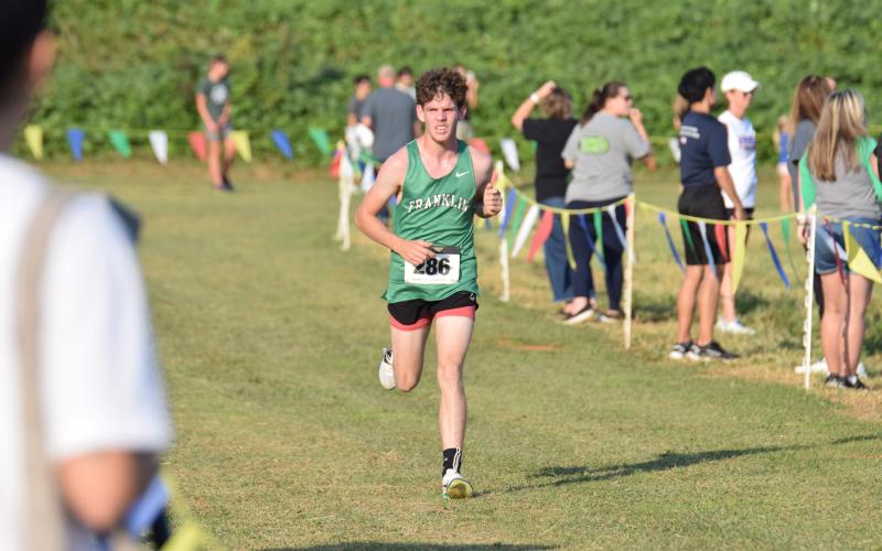 Will Gipson won first place at the Asics/Alexander meet Saturday in Fairburn.