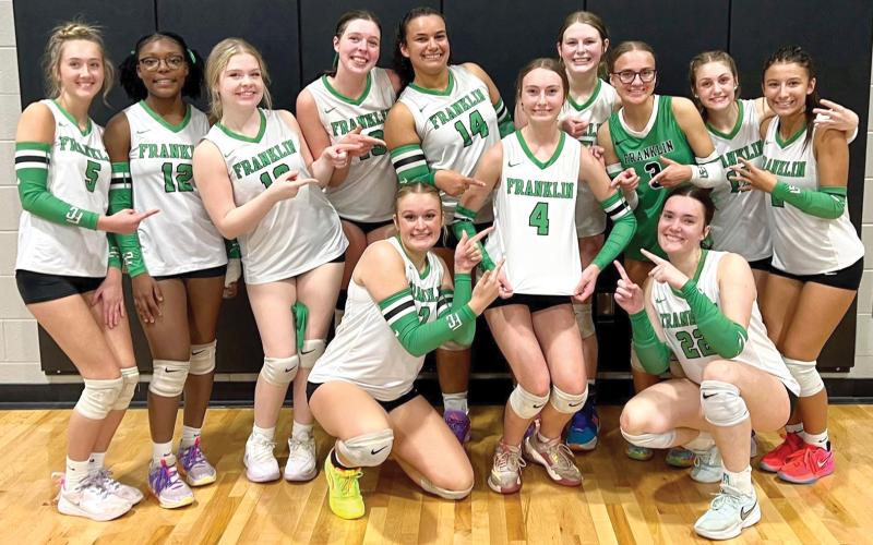 The Franklin County Lady Lion volleyball team will play Ringgold Saturday at noon in Marietta for a chance to play for a state championship. (Photo courtesy of Summer Thrift)