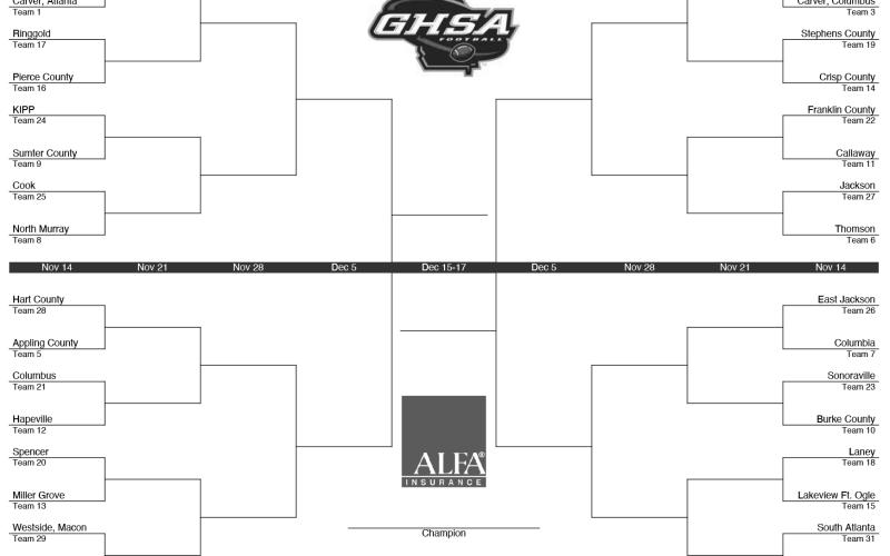 Franklin will travel to LaGrange Friday for a first-round matchup with the Callaway Cavaliers at 7:30 p.m.