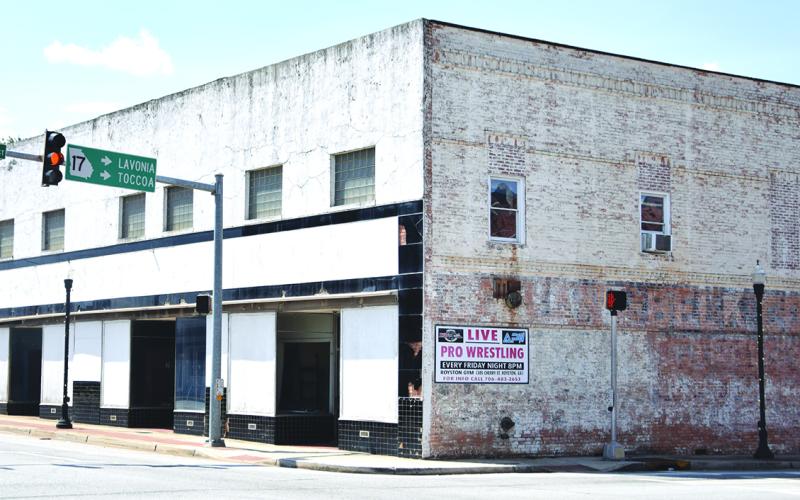 Plans for the demolition of the former Belk building in downtown Royston have been postponed due to the possibility of the building being sold and renovated.
