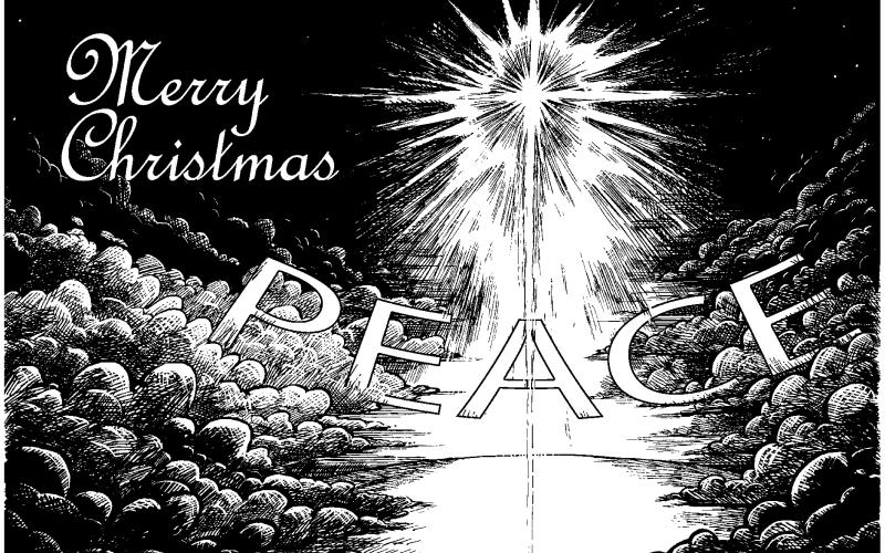 Joy and peace are rightly common themes for Christmas messages in churches and cards this time of year.