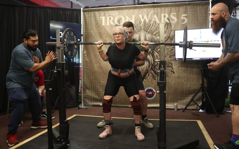 Franklin County’s Andrea Walters has set world and state records in weightlifting since taking up the sport just a few years ago. (Photo courtesy of Andrea Walters)