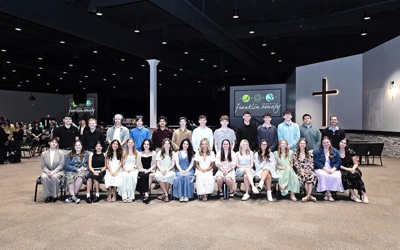 Honor graduates for the Class of 2026 are valedictorian Easton Gailey, salutatorian Cohen Finger, Joselin Aldrich, Keidy Alvarenga-Martinez, Lucas George Beasley, Savannah Blakely, Caden Cawthon, Adrion DeLeon, Jonathan Dorn, Cadance Forster, Kaylyn Gibson, Billy Hammock, Keyes Harbin, Kathryn Hart, Mary Addison Harvey, Megan Hightower, Bentley Huff, Scarlett Killen, Katie Mathis, Olivia McBath, Callie McFarlin, Hayden McGee, Angie Mondragon-Telles, Olyver Mora, Ansley Murley, Kolsen Reed Osborne, Tera Parm