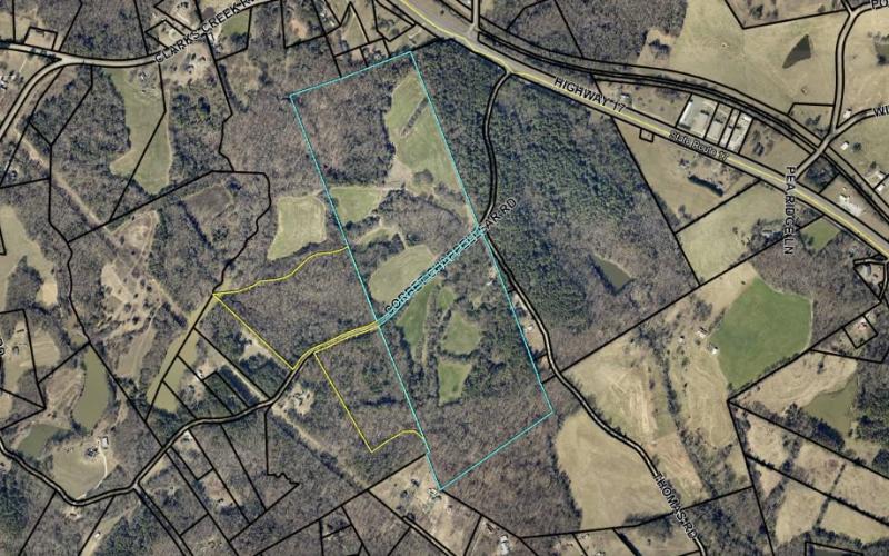 Franklin County Commissioners denied a rezoning request Monday for a new eight-house poultry farm on Corbet Chappelear Road.