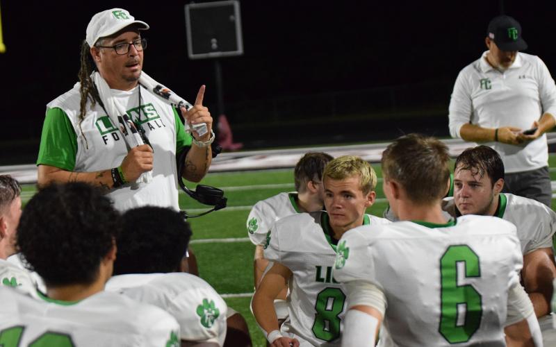 Coach Chuck Holland will take the Franklin County Football Lions to Habersham Central Friday for a spring scrimmage game at 7:30 p.m.