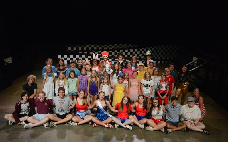 Franklin Community Players’ Youth Summer Theater camp will present Disney’s “Alice In Wonderland Jr.” this weekend at the Lavonia Cultural Center. (Photo by Charlie Eavenson)