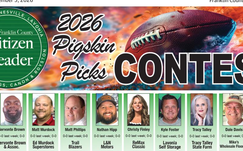 The Franklin County Citizen Leader's Pigskin Picks Contest is back!