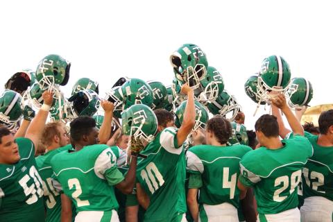 The Franklin County Junior Varsity Lions improved to 2-0 on the season with a decisive 14-0 victory Thursday in their home opener over the Commerce Tigers at Ed Bryant Stadium.