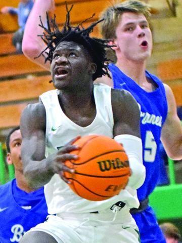 Franklin County senior Micah Roebuck scored his 1,000th career point Tuesday in a win over Morgan County.