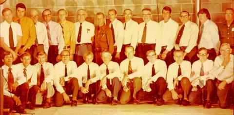 Gerald Voyles submitted this photo of an early incarnation of the Red Hill Fire Department in the 1970s. Pictured are (front, from left) Gregg Chitwood, Rance Roberts, Raymond Roberts, Joe Segars, Charles Akin, Assistant Chief Tommy Voyles, Chief Jerry South, Marshal Whitworth, Howard Payne, Gerald Voyles, J.H. Manley, (back) Ralph Roberts, Mike Elrod, C.A. Milford, Esco Milford, Bill Owens, John L. Whitworth, J.H. Broome, Don Milford, Doyle Roberts, T.D. Cheek, Bud Roberts, James Milford, Sam Mauldin and H