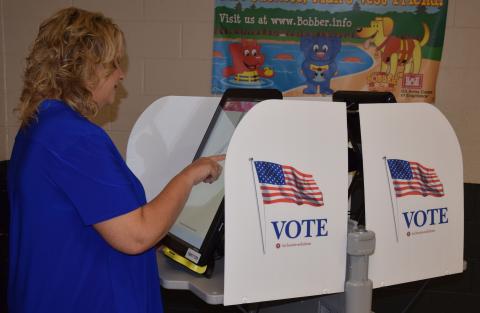 The early voting poll at the former Carnesville Elementary School – Primary on Hull Avenue in Carnesville will be open Saturday from 9 a.m. until 4 p.m.