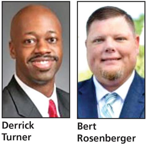Either Derrick C. Turner of Buford or Bert Rosenberger of Milledgeville will be chosen as county manager on Feb. 9 in a called commissioners’ meeting.