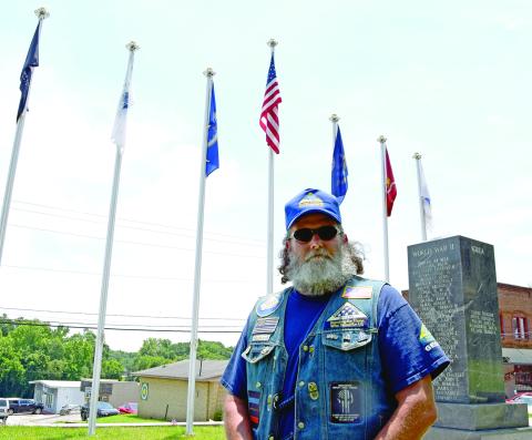 The Franklin County Veterans’ Memorial Plaza is continuing to grow, thanks to an effort led by Richard Roberts.