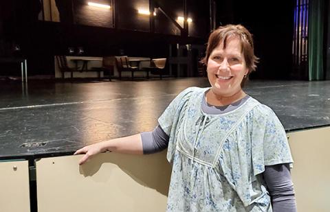 Charity Henry, drama teacher at Franklin County High School, is almost a 15-year breast cancer survivor. (Photo by Sinclair)