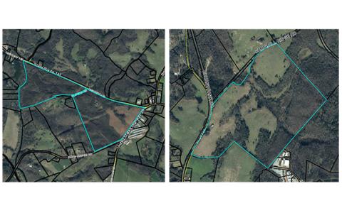 Two parcels were zoned for industrial use by the city council Thursday night.