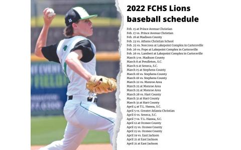 The Franklin County Lions baseball season begins Tuesday at Prince Avenue near Athens.