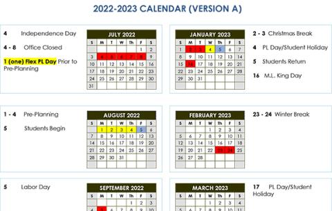The Franklin County Board of Education approved the 2022-23 calendar Tuesday night.