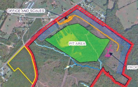 Vulcan Materials Company plans to place a rock quarry on property the company purchased last year.