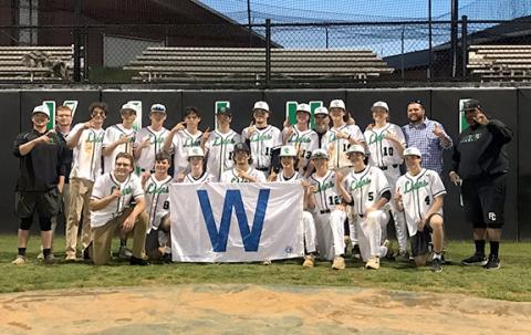 The Franklin County Lions clinched their second straight Region 8AAA championship by beating East Jackson Tuesday and with a loss by Oconee County to Hart County. (Photo courtesy of Candace Oliver)