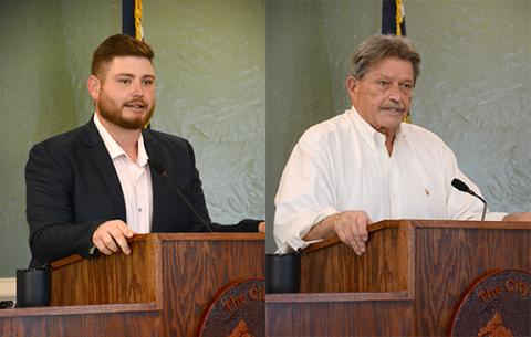 State Rep. Alan Powell and challenger Dylan Purcell gave their platforms at a Republican forum Saturday in Franklin Springs.