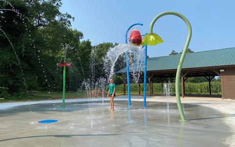 The splash pad and park are on Hull Avenue.