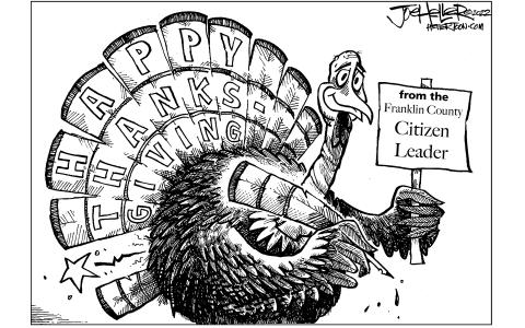 Happy Thanksgiving from the Franklin County Citizen Leader.