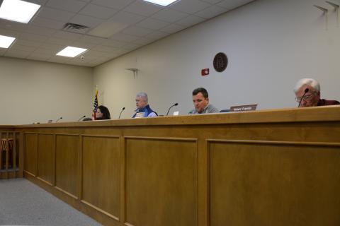 Jeff Jacques presided over his first meeting as chairman of the Franklin County Board of Commissioners Monday.